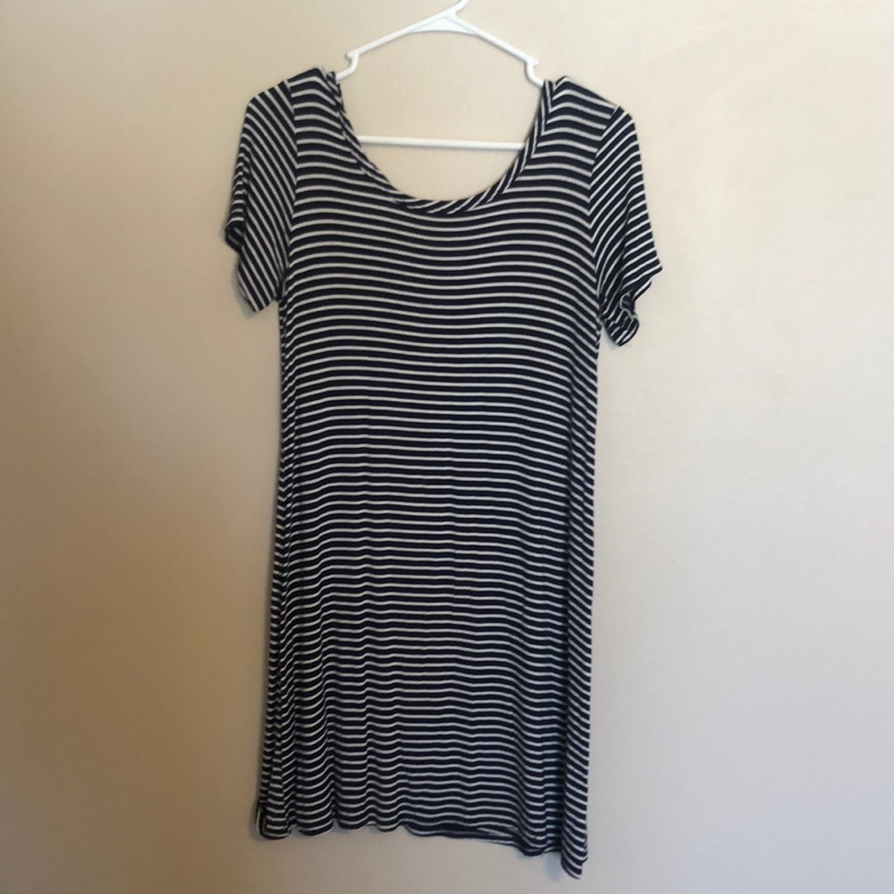 Navy Stripe Dress